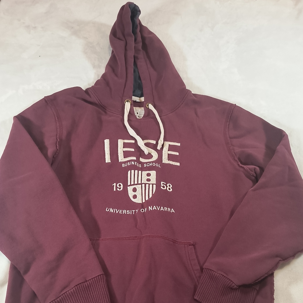 IESE Business School Hoodie XXL Burgundy - University of Navarra - Casual C.